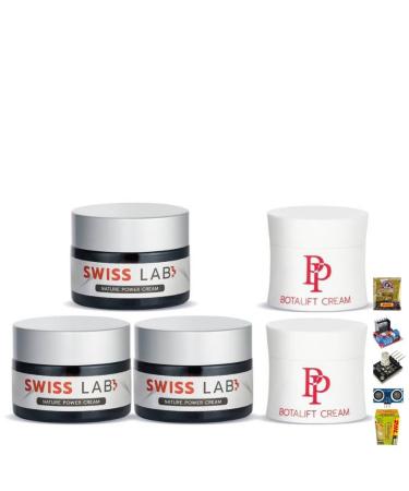 Discover Swisslab Skincare Collection Moisture Nourish Skin Swiss Lab Nature Power Cream Set 3+2 By Beautygoodshop Get Free For You Beauty Gifts Large Normal White