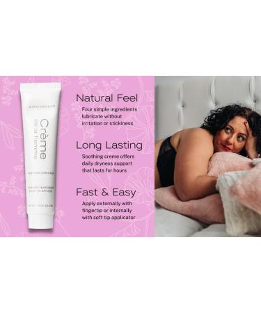 Cr me De La Femme Vaginal Moisturizer 3 Pack - Natural Feminine Lubricant for Itching, Dryness, Redness - Safe for Menopause & Birth Control - 1.15 oz (Pack of 3) - Buy Online on GoSupps.com