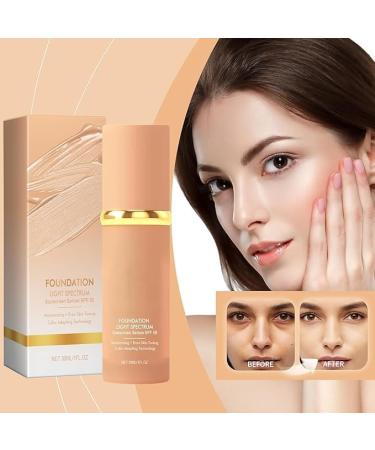  1/2/3Pcs 4 In 1 Foundation Liquid Moisturizing Medium Full Coverage Concealer Biomimic Foundation 4 In 1 - Light Spectrum Forever Bloom Biomimic Foundation Long Lasting Waterproof - Makeup 30ML/1FL.OZ (3Count (Pack of 3)) - Buy Online on GoSupps.com