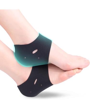 Unisex Moisturizing Heel Socks - Spa Socks for Cracked Dry Skin Care Breathable & Adjustable Foot Protectors for Heel Pain Relief - Buy Online on GoSupps.com