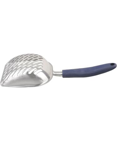 Large Metal Cat Litter Box Scoop Stainless Aluminum Alloys 13.8"*5.5"*1.8" (Blue Handle) - Buy Online on GoSupps.com