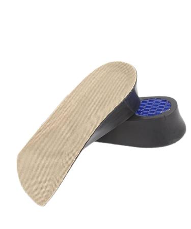 FOMIYES 1 Pair Invisible Insole Shoe Inserts Heel Lift Inserts Height Increase Insert Shoe Pads Shoe Lifts Pu Booster Pad Men and Women Black 1.5cm