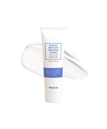Bibimcos Peptide All-in-one Shoothing Cream 50ml - Moisturizing Cream All skin types