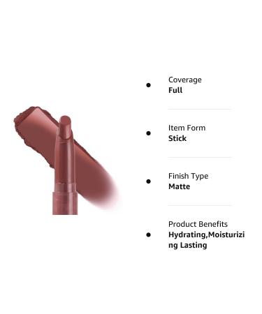 ColourPop HIKE HOUSE Lippie Stix Matte Lipstick - Deep Mauvey Brown | Long-Lasting Hydrating Formula - Buy Online on GoSupps.com