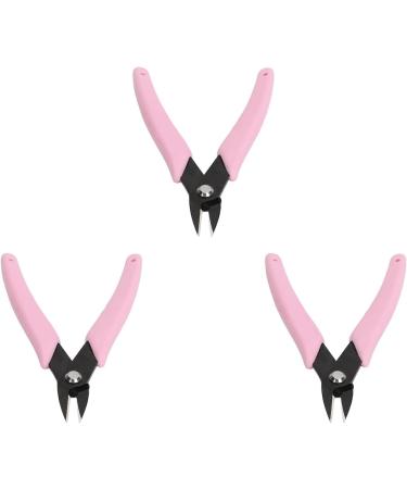 Nail Cuticle Clipper Automatic Rebound Ergonomic Anti Slip Inline Spring Stainless Steel Cuticle Trimmer for Home for Fingernail (Pink) - Buy Online on GoSupps.com