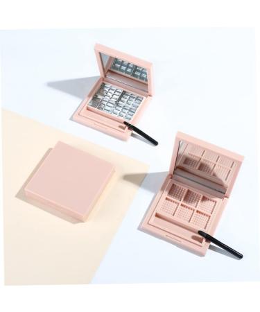 BELLIFFY 2pcs Empty Eyeshadow Dish Makeup Pallette Makeup Highlighter Empty Highlighters DIY Cosmetics Pink 1 count (Pack of 1) Pink - Buy Online on GoSupps.com