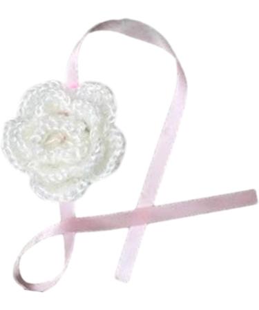 KUAIYIJU Vintage Knitted Flower Necklace | Soft Adjustable Band Jewelry for Ladies - International Shipping - Buy Online on GoSupps.com