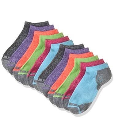 Hanes Women's 6-Pair Comfort Fit No Show Socks Assorted Colors 5-9