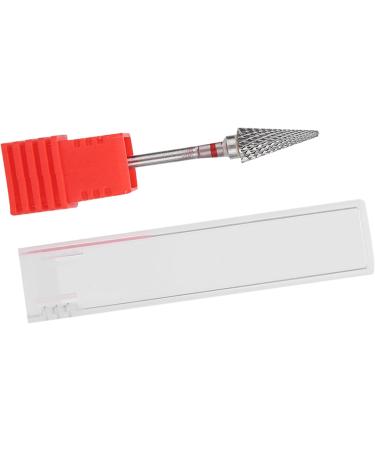 Tungsten Steel Nail Art Manicure Drill Bits Electric Pedicure Grinding Head Green Blue Red Suitable for Nails Replacing Small Grinding Wheel with Handle (red mark) - Buy Online on GoSupps.com