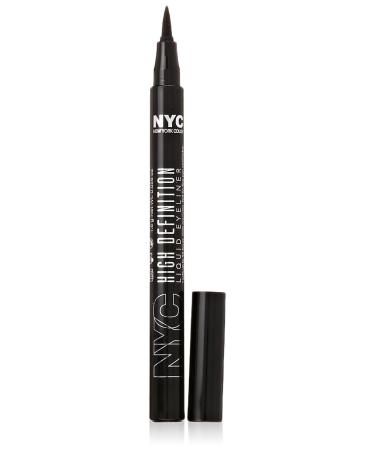 N.Y.C. New York Color High Definition Liquid Liner  Extra Black  0.56 Fluid Ounce