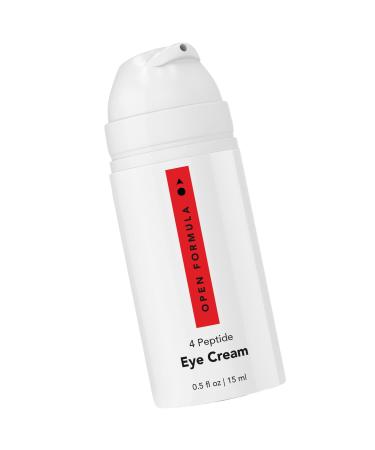 Open Formula Multi-Peptide 13% Eye Gel for For Dark Circles Under Eye Bags & Fine Lines. Anti Aging Moisturizer Reduces The Look of Puffiness Wrinkles Crow s Feet. Natural Day Night Repair