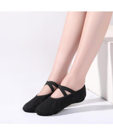 Acfoda Ballet Shoes & Gymnastics Slippers for Girls & Women - Sizes 22-44 Black Dance Shoes - Buy Online on GoSupps.com