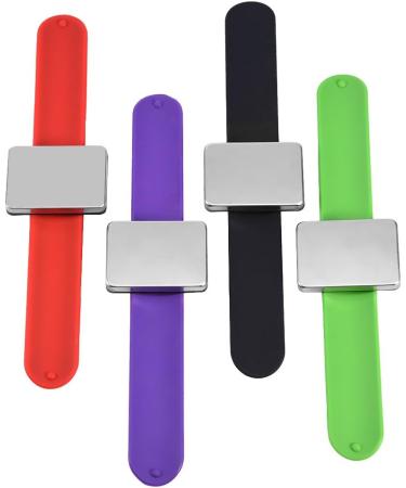 Magnetic Hair Clip Wrist Band Hair Clips Bracelet for Hairpin collection(Red) - Buy Online on GoSupps.com