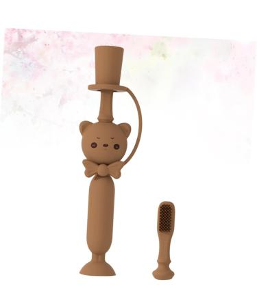 Oatipho Silicone Bristle Toothbrush for Kids | Baby Oral Care & Training | Soft Cartoon Design - Buy Online on GoSupps.com