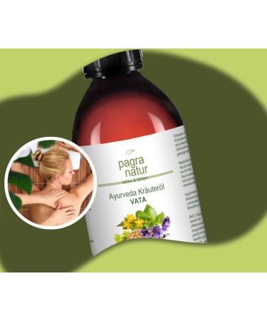 Pagra Natur Ayurveda Massage Oil for Vata 250ml | Natural Relaxation & Wellness | International Shipping Available - Buy Online on GoSupps.com