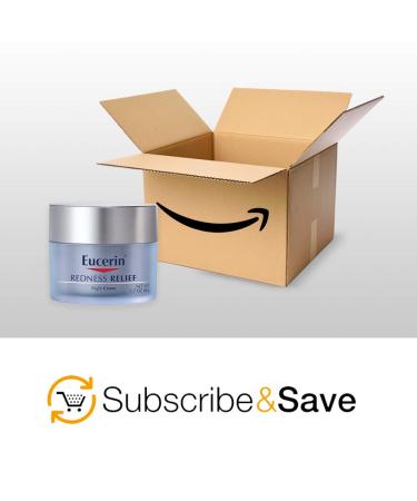 Eucerin Redness Relief Night Cream 1.7 oz - Soothing Dermatological Skincare - Buy Online on GoSupps.com