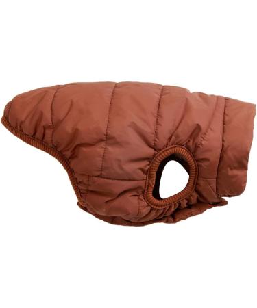 Joydaog 2-Layer Fleece Lined Dog Jacket - Warm Winter Vest for Medium Dogs - Windproof & Extra Soft - Brown - Buy Online on GoSupps.com