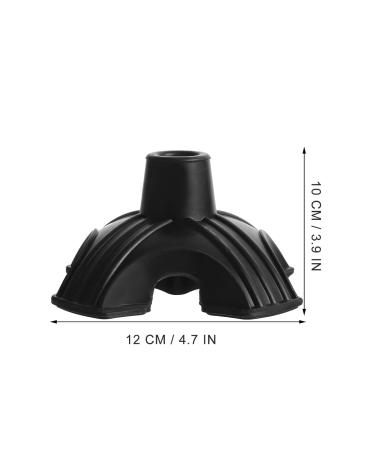 IPLUSMILE Non-Slip Matte Crutches & Trekking Stick Foot Covers | Quad-Stick Tips & Rubber Accessories for Hiking - Buy Online on GoSupps.com