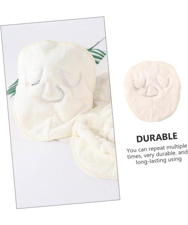 Beavorty Serviette Faciale Corail paisse Masque Visage Hydratant et Rafra chissant Bandeau R glable Trois Trous pour Femmes Soins Quotidiens Spa - Buy Online on GoSupps.com