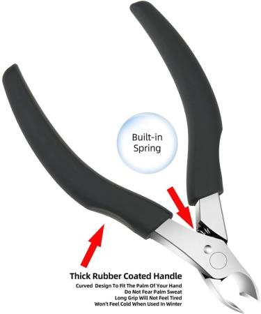 Professional Nail Scissors Toenail Set Robust Professional Nail Clippers Nail Clippers 12 Pieces Stainless Steel Toenail Clippers Repair for Thickness and Ingrown Toenails - Buy Online on GoSupps.com