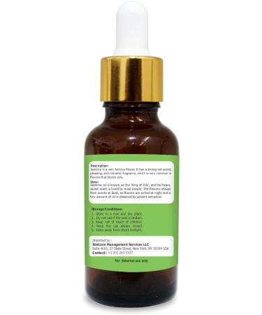 Jasmine Essential Oil - Pure & Natural Jasminum Grandiflorum for Aromatherapy & Skin Care - Therapeutic Grade (15ML - Buy Online on GoSupps.com