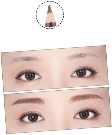 Healeved 2pcs Makeup Eyebrow Pencils Grey Eyebrow Pencils Eyebrow Makeup Pencil Eyebrow Pencil Brush Wooden - Buy Online on GoSupps.com