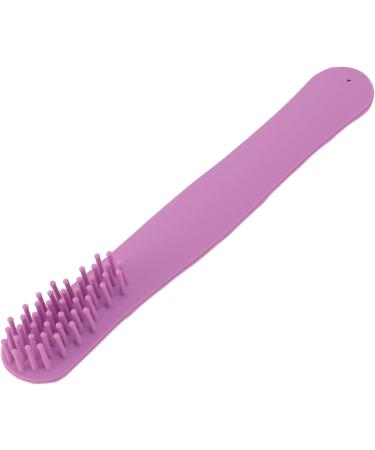 Silicone Slap Hair Comb Compact Detangling Silicone Slap Bracelet Comb Knot Versatile for Salon (Purple) - Buy Online on GoSupps.com