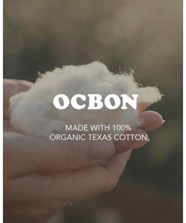 OCBON Organic Cotton Long Pantyliner - Unscented, Chemical-Free (36pcs) - Buy Online on GoSupps.com
