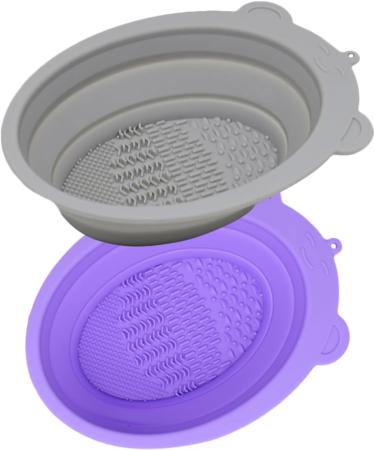 Housoutil 8 Pcs Makeup Brush Cleaning Pad Travel Makeup Brush Cleaner Mat Cosmetics Brush Mat Makeup Brush Cleaner Pad Brush Cleaning Bowl Brush Rinsing Bowl Tool Silica Gel Beauty Egg 14x11cmx4pcs Assorted Color 1x4pcs - Buy Online on GoSupps.com