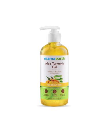 MAMAEARTH Aloe Turmeric Gel | With Pure Aloe Vera & Turmeric | 10.14 Fl Oz (300ml) 10.14 Fl Oz (Pack of 1)