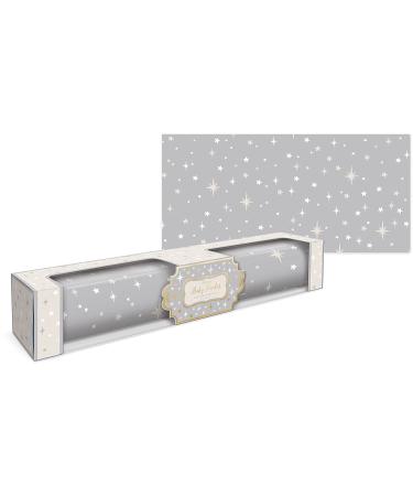 Lady Jayne Dove Gray With Stars Baby Powder Scented Drawer Liners -- 6 Sheets 23x16.5 Inch (Pack of 6) 1 Unit (6 Liners)
