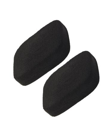 1 Set 2pcs Face Wash Makeup Remover Sponges Charcoal Konjac Spong Makeup Remover Pads Face Sponges for Cleansing Face Cleaning Tools Skin Care Tools Skin Care Sponge Pva Black