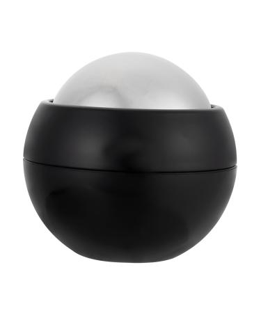Homsfou Hand massage ball Plantar fasciitis massage device painful muscle roller foot massager Practical massage ball Cold rolling ball The face scroll wheel ice hockey paragraph 6.5x6cm black