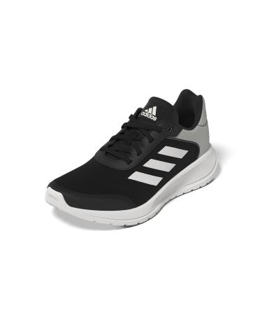 adidas Unisex Kids Tensaur Run Shoes Sneaker 39 1/3 EU Core Black Core White Grey Two