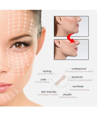 Face Tape for Instant Facelift | Neck Tape & Face Lifting Solution for Jowls & Double Chin - International Shipping Available - Buy Online on GoSupps.com