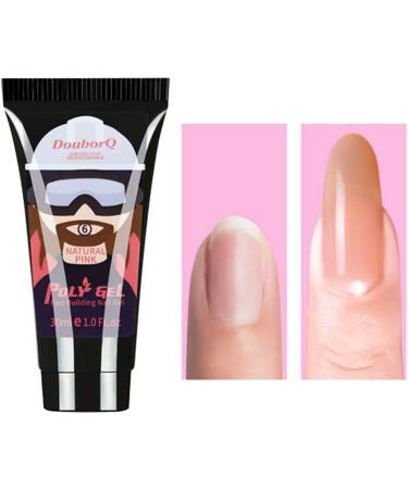 30ml Nails Extension Gel UV Builder Gel Nails Gel Quick Building Extension Acrylic Nail Art Crystal UV Resin Builder Gel Pink - Buy Online on GoSupps.com