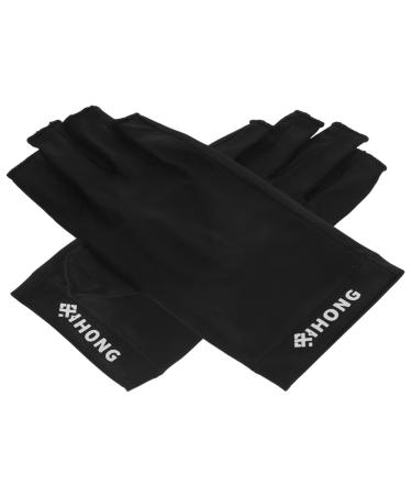 1 Pair Gloves Nail Gel Nail Light Womens Gloves Protection Gloves for Gel Manicure Half Finger Gloves Summer Gloves Fingerless Gloves for Women Protection Nail Gloves MERRYHAPY