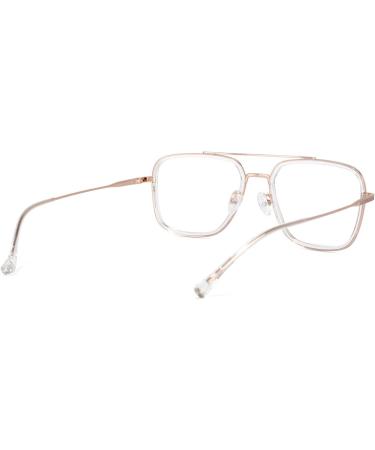 Buy Zeelool Aviator Blue Light Blocking Reading Glasses for Men & Women Nayeli ZTX898397 - Anti-Reflective Crystal 2.5x - International Shipping Available - Buy Online on GoSupps.com