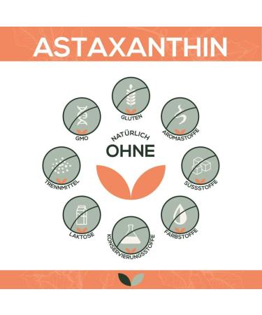 Astaxanthin 16 mg Capsules | 60 Vegan Capsules | High Bioavailability from Haematococcus Pluvialis | Best Quality Supplement - Buy Online on GoSupps.com