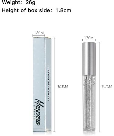 Glitter Mascara Glitter Mascara for Thick Shiny Eyelashes for Party Wedding Festival (Color) - Buy Online on GoSupps.com