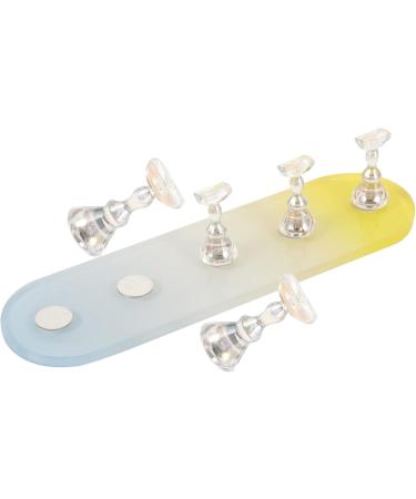 FRCOLOR 4 Sets Nail Practice Holder Fake Nails Decor Beauty Nail Racks Nail Art Organiser Slate Garden Labels Practice Nail Racks Magnetic Nail Holders Nail Holders for Nail Painting Suite - Buy Online on GoSupps.com