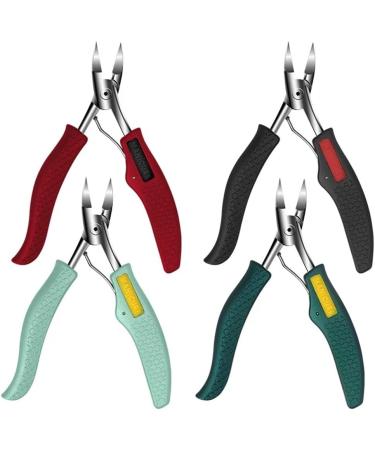 Feet Toenail Clippers Professional Thick Ingrown Toe Nail Clippers for Men Seniors Pedicure Clippers Toenail Cutters Nail Tools (Color : Black with Bag) - Buy Online on GoSupps.com