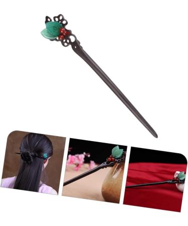 LALAFINA Antique Style Leaf Hairpin Womens Hair Clips Women Hair Sticks Ancient Style Headdress Headwear for Women Hanfu Hair Accessories Wooden Hair Stick Chopsticks Miss Manual - Buy Online on GoSupps.com