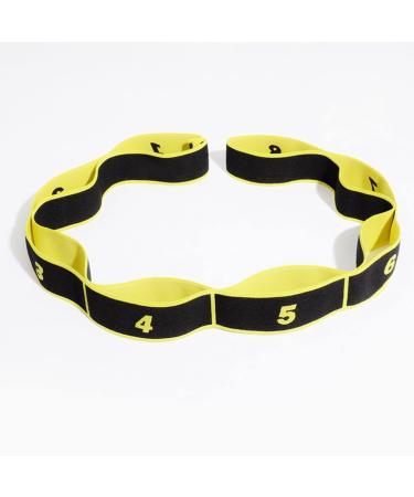 xingmo Kids Stretch Strap Stretch Band With Multi Loops Yoga Exercise Trainer Bands latin Band Yellow