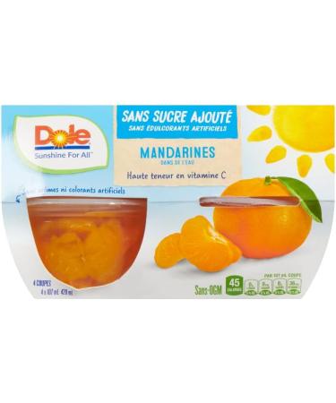 Dole Fruit Bowls Mandarin Oranges in Water No Sugar Added Healthy School Snacks 107ml 24 Cups Packaging May Vary Mandarin Oranges 107mL (24 Total Cups) - Buy Online on GoSupps.com