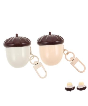 Homoyoyo 2 Pi ces Soin L vres Hydratant pour Gar on Fille Lot de Voyage Non Gras Forme Ch taigne Naturelle Soin L vres S ches Utilisation Quotidienne