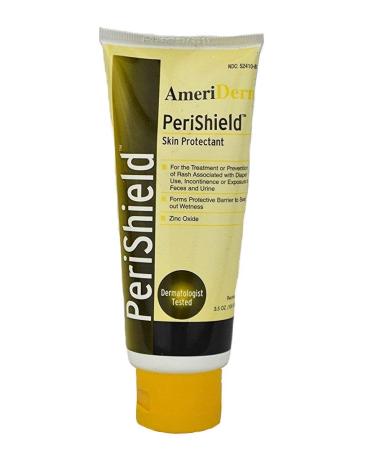 PeriShield Barrier Ointment and Protectant Cream Vitamins A D and E and Aloe Enriched 3.5 oz Tube