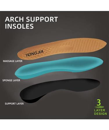 YONGJIA Men's Slip On Loafers with Arch Support for Plantar Fasciitis Relief - Grey, Size 13 - Buy Online on GoSupps.com