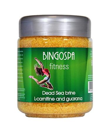 BINGOSPA fitness Dead Sea brine with L-carnitine and guarana for acne cellulite stretch marks skin problems dandruff - 550g