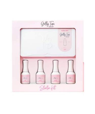 KIARA SKY GELLY TIPS STARTER KIT - COFFIN LONG